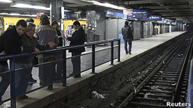 Huelga en el metro