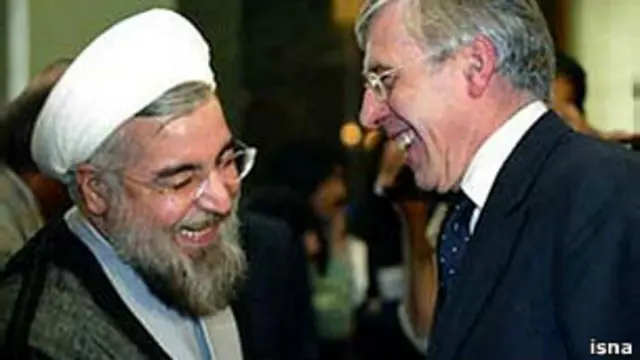 عکس خنده جک استراو و حسن روحانی در زمان انتشار و تا ماه ها پس از آن حاشیه ساز بود