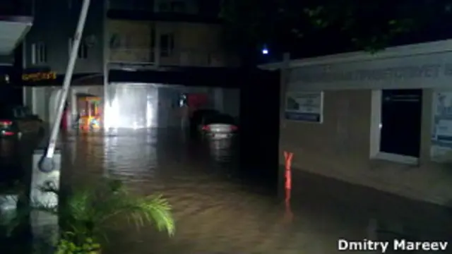 Наводнение в поселке Новомихайловский