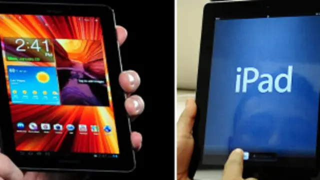 Samsung dan Apple menguasai pasar komputer tablet dunia.