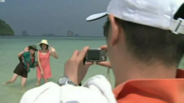 थाईलैंड में चीनी पर्यटक