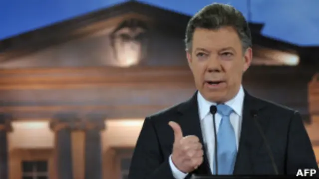 Juan Manuel Santos, presidente de Colombia