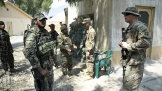 नैटो शिविर पर तालिबान के हमले में दो अमरीकी सैनिकों की मौत हो गई है