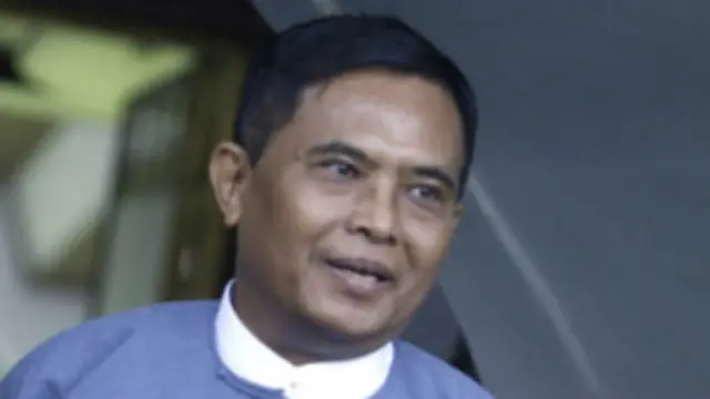 Former Informinister U Aung Kyi