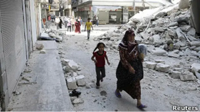 Dân thường ở Aleppo