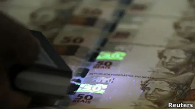 Notas de reais (Foto Reuters)
