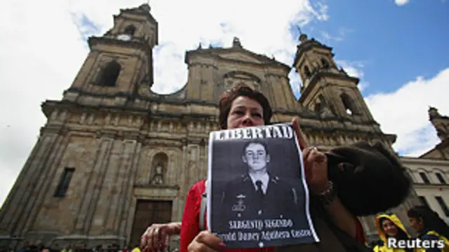 Protesta por los desaprecidos de las FARC