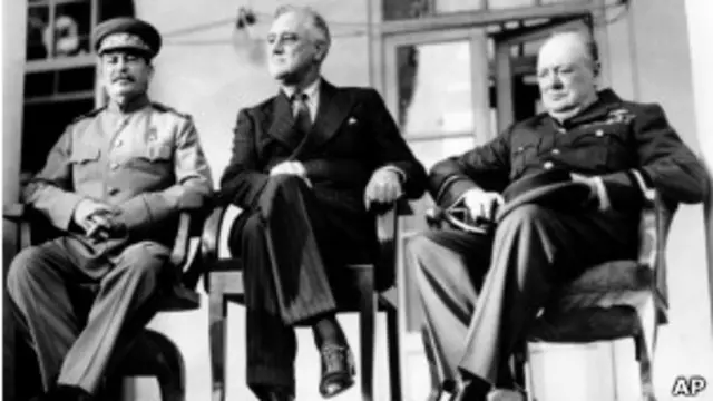Сталин, Рузвельт и Черчилль