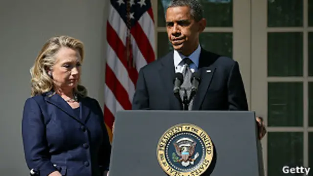 Барак Обама и Хиллари Клинтон