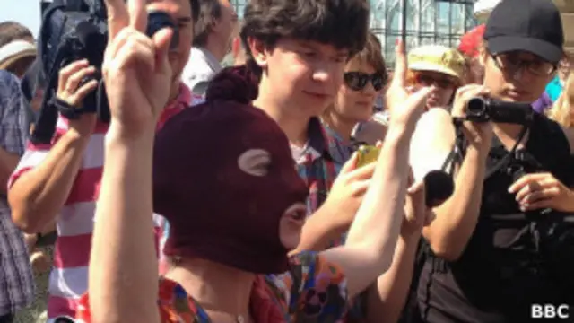 Акция в поддержку Pussy Riot