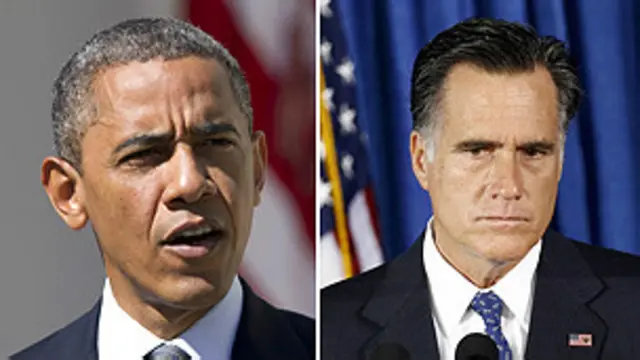 रोमनी और ओबामा