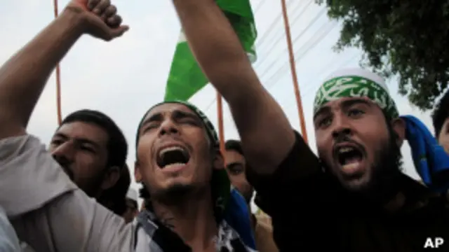 Акция протеста в Пакистане