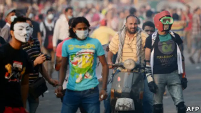 काहिरा में विरोध प्रदर्शन