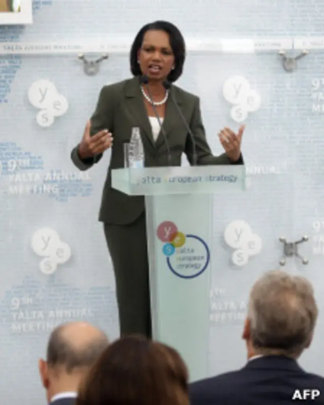 Кандолиза Райс в Ялте