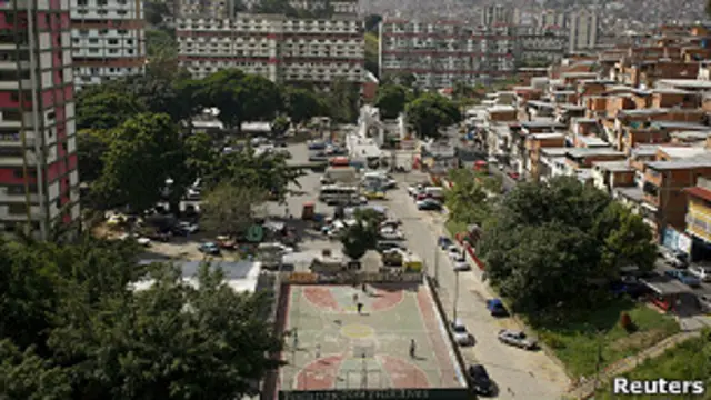 Barrio 23 de enero en Caracas