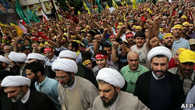 Protestas en Medio Oriente