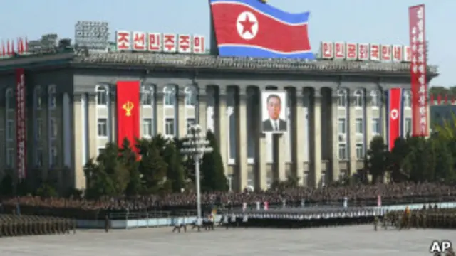 Военный парад в Пхеньяне