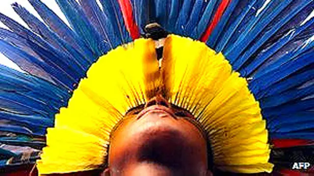 Uso de plumas por indígenas 