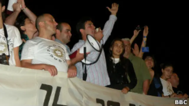 Протесты в столице Грузии против пыток