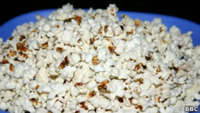 Тарелка с попкорном