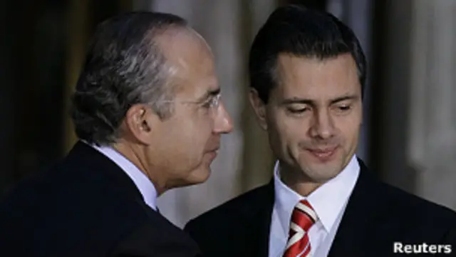 Felipe Calderón y Enrique Peña Nieto