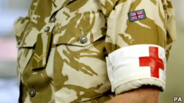 Британский военврач в Афганистане