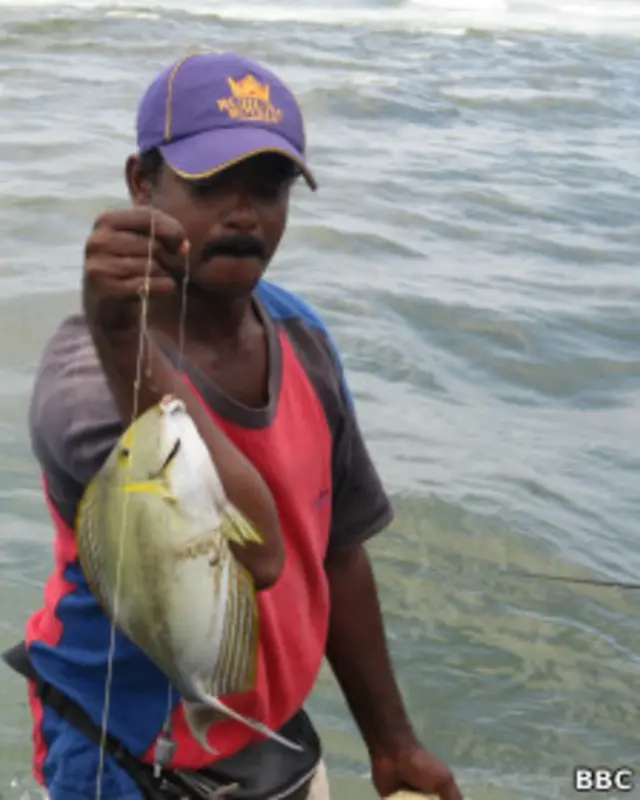 श्रीलंका में मछुआरे