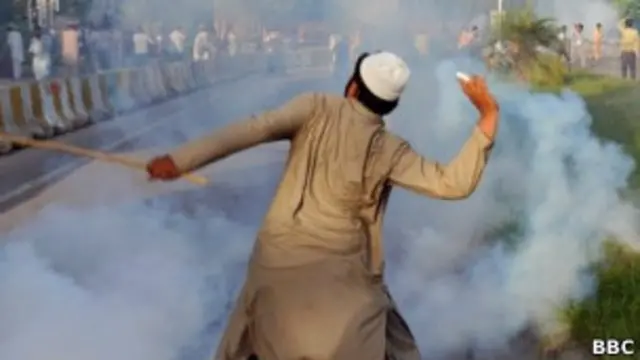 Демонстрация в Исламабаде