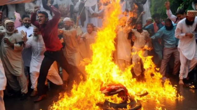 Protesta contra la película "La inocencia de los musulmanes"