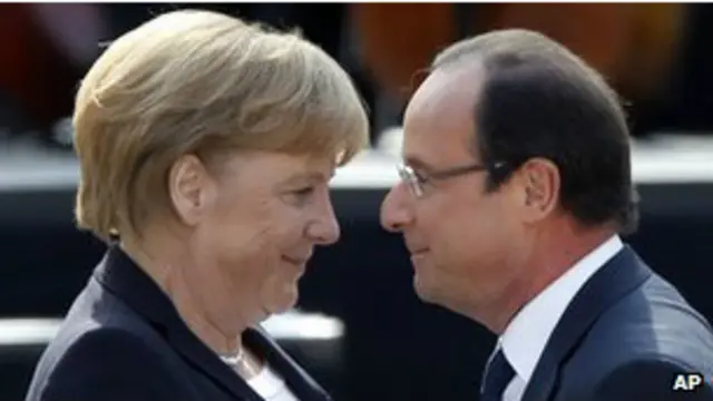 Ангела Меркель и Франсуа Олланд