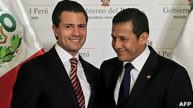 Enrique Peña Nieto y Ollanta Humala