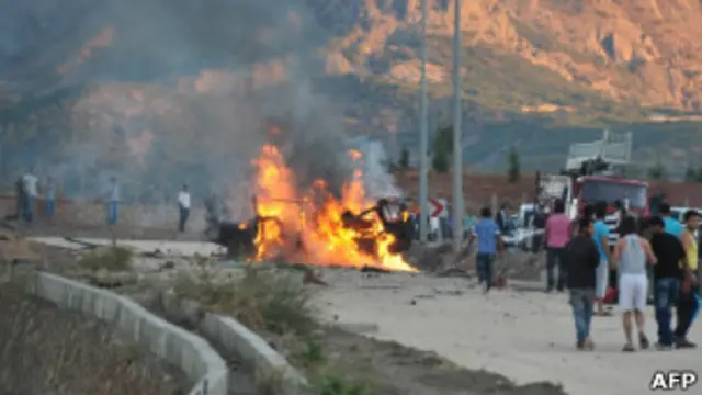 На дороге в Тунджели