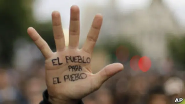 Демонстрация в Мадриде