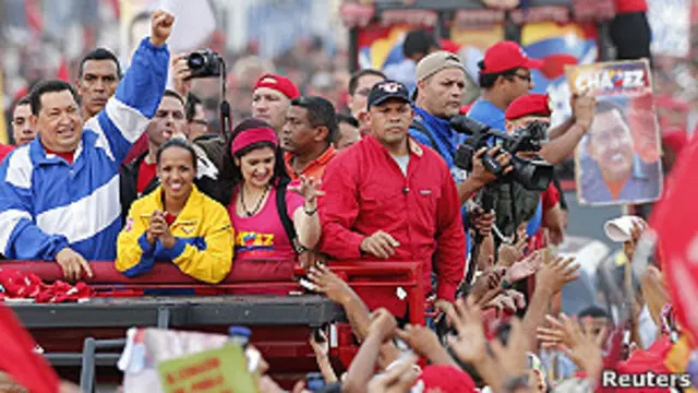Mitin de Hugo Chávez