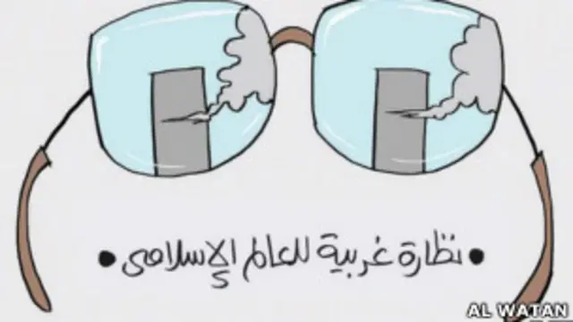 Карикатура в "Аль-Ватан"