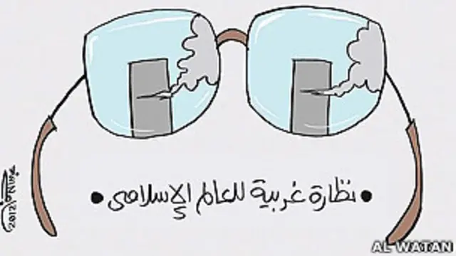 Caricaturas del Medio Oriente