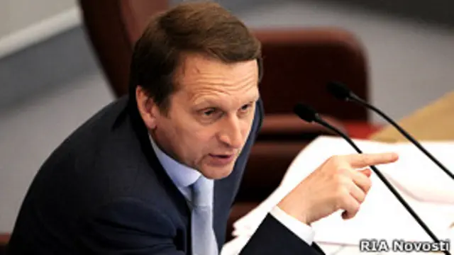 Нарышкин считает, что для его визита в Страсбург еще не созданы нужные условия