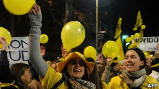 Marcha en contra de la despenalización