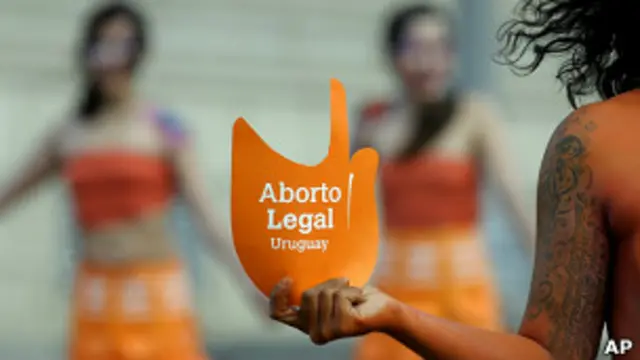 Manifestación en Uruguay