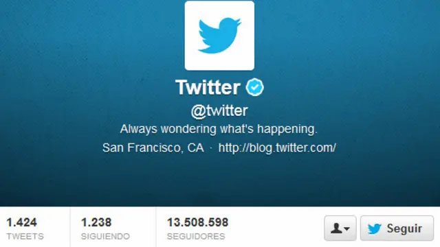 Perfil de Twitter de Twitter