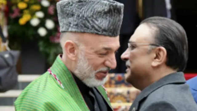 کرزی او زرداري 