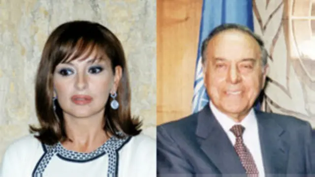 Heydər Əliyev və Mehriban Əliyeva
