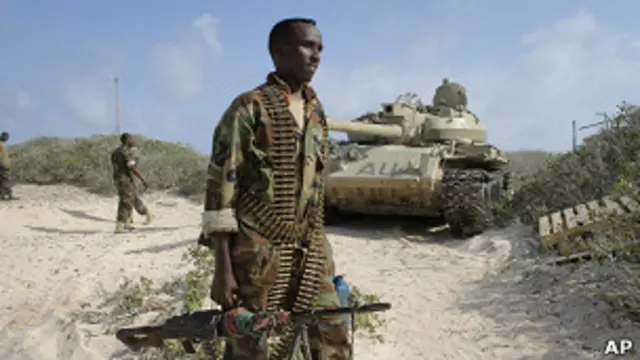 Солдат правительственных войск Сомали