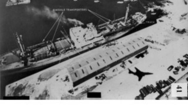 Советский сухогруз "Николаев" в кубинском порту Касильда во время Карибского кризиса