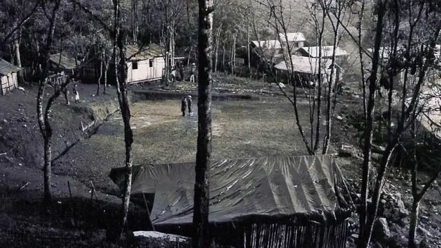 Uno de los primeros campamentos de las FARC