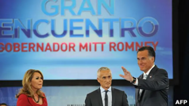 Mitt Romney en Univisión