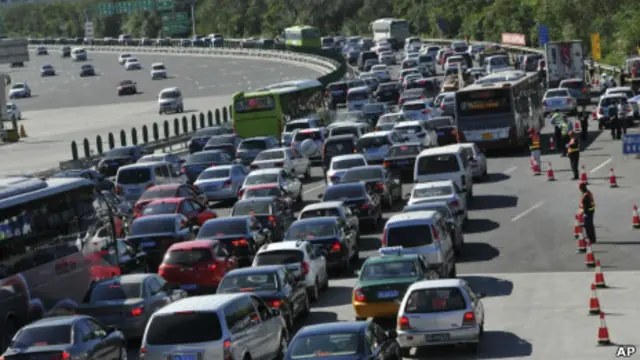 Пробка в Пекине