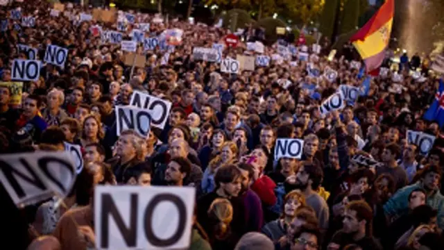 Protesta en España