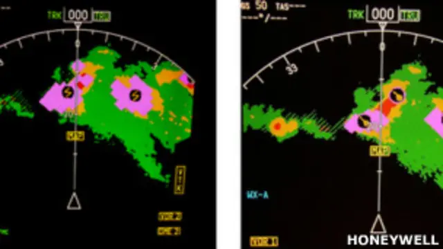 Imagen de radar Honeywell