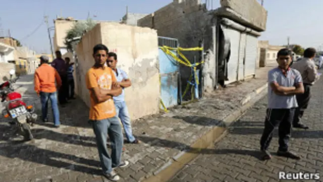 Разрушения в Акчакале